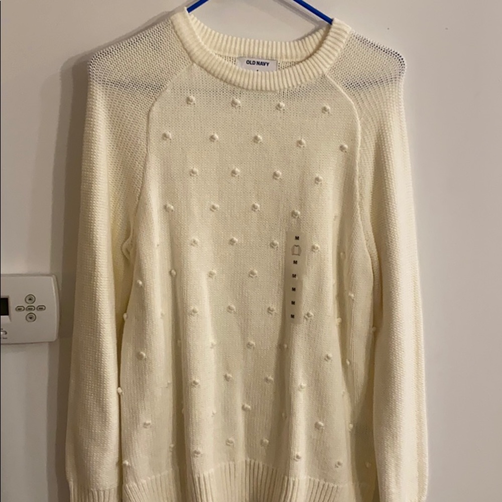 Old Navy White Sweater